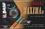 Compact Cassette BASF Chrome Maxima II 90 Type II Chrome 1993 Europe