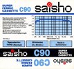 Compact Cassette Saisho Super Ferric 90 Type I Normal 1985 UK