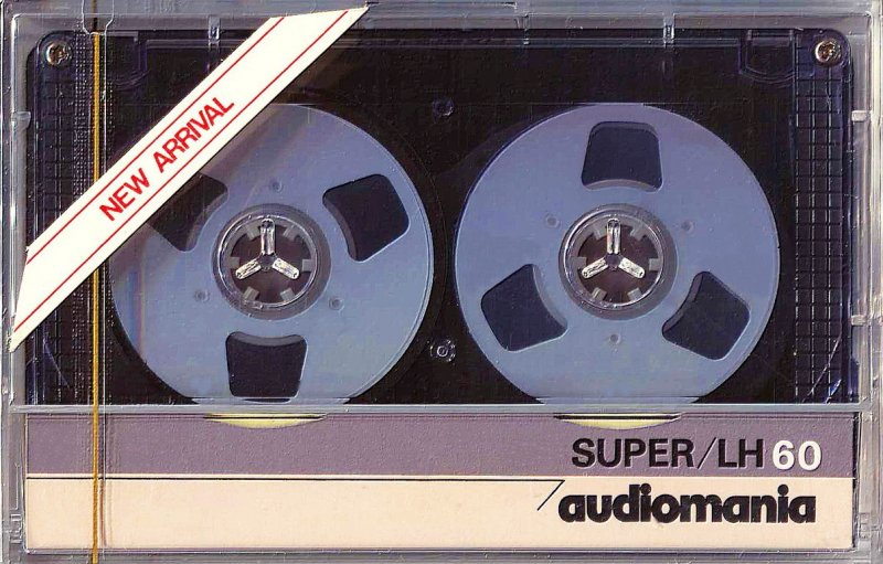 Compact Cassette Audiomania Super/LH 60 Type I Normal 1987 Sweden