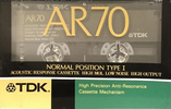 Compact Cassette TDK AR 70 "AR-70K" Type I Normal 1988 Japan