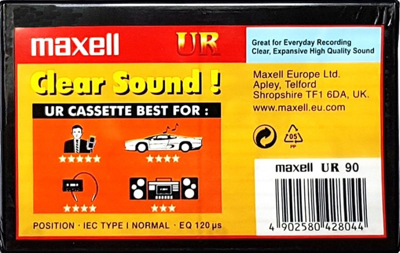 Compact Cassette: Maxell / Hitachi Maxell - UR 90