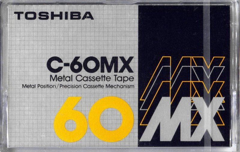 Compact Cassette Toshiba MX 60 Type IV Metal 1980 Europe