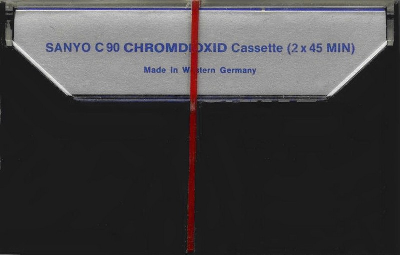Compact Cassette Sanyo 90 Type II Chrome 1976 Europe