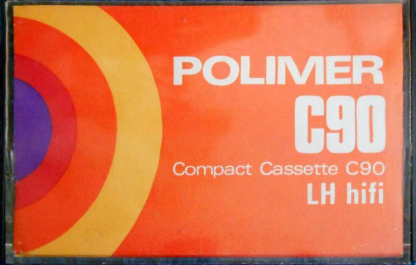 Compact Cassette Polimer LH 90 "black" Type I Normal 1976 Hungary