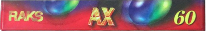 Compact Cassette RAKS AX 60 Type I Normal 1996 Europe