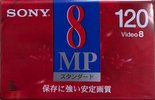 Video8, Hi8, Digital8 Sony MP 120 "P6-120MP" Type I Normal 1996 Japan
