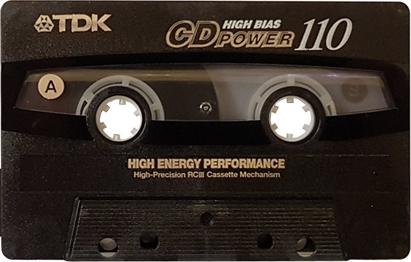 Compact Cassette TDK CD Power 110 Type II Chrome 2001 North America