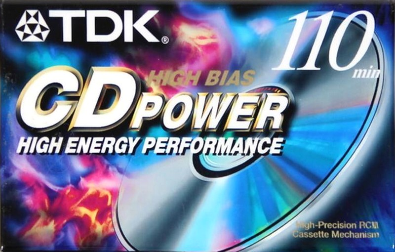Compact Cassette TDK CD Power 110 Type II Chrome 2001 North America