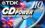 Compact Cassette TDK CD Power 110 Type II Chrome 2001 North America