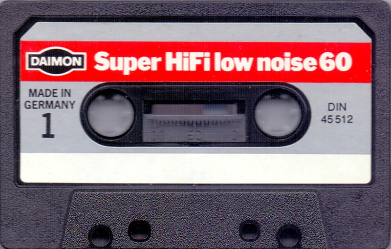 Compact Cassette Daimon Super 60 Type I Normal 1977 Germany