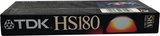 VHS, Video Home System TDK HS 180 Type I Normal 1989 Europe