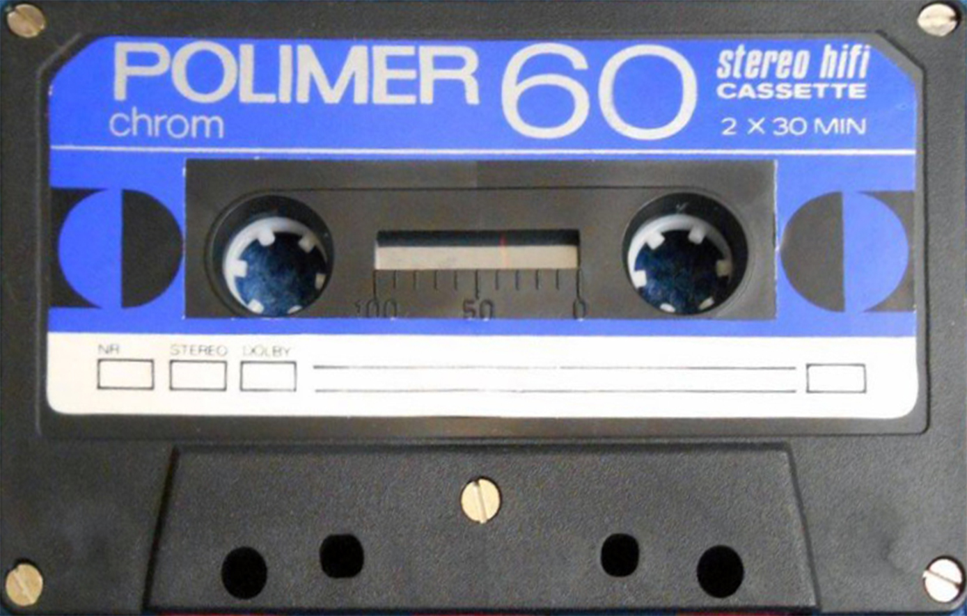 Compact Cassette Polimer 60 Type II Chrome 1979 Hungary