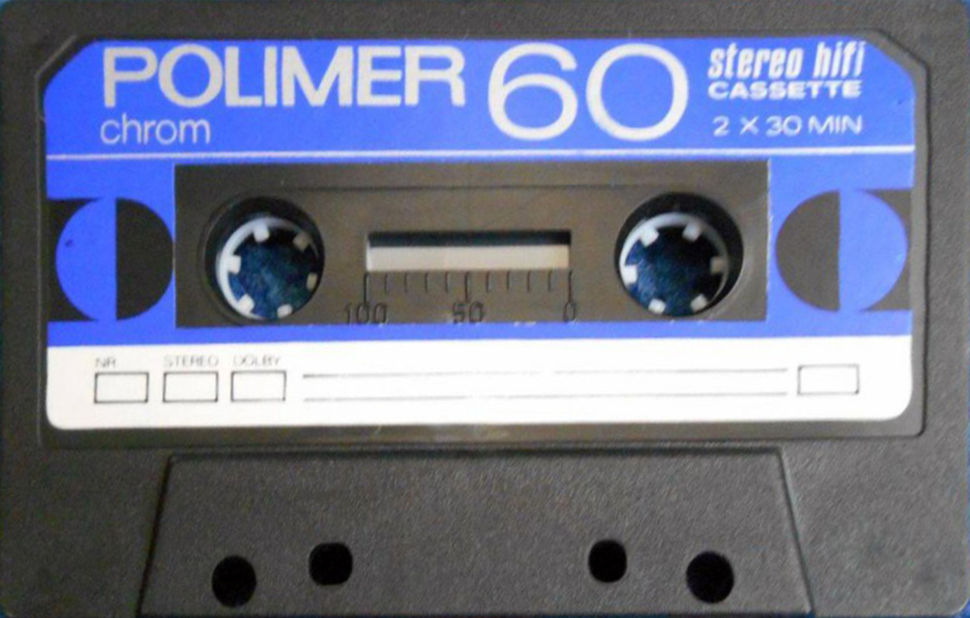 Compact Cassette Polimer 60 Type II Chrome 1979 Hungary