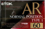 Compact Cassette TDK AR 60 "AR-60R" Type I Normal 1992 Japan