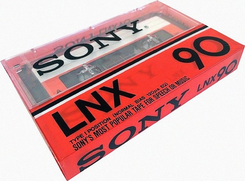 Compact Cassette Sony LNX 90 Type I Normal 1983 USA