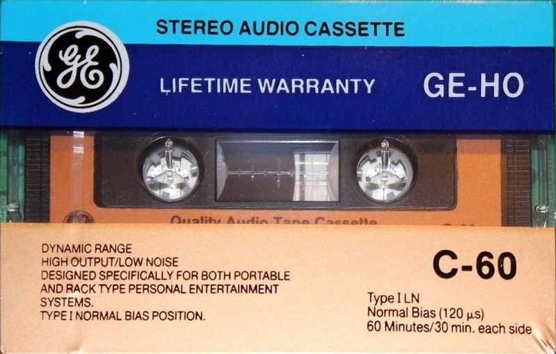 Compact Cassette:  General Electric - GE-HO 60