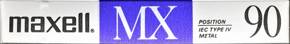 Compact Cassette Maxell MX 90 Type IV Metal 1990 USA