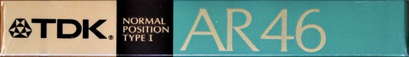 Compact Cassette TDK AR 46 "AR-46K" Type I Normal 1989 Japan