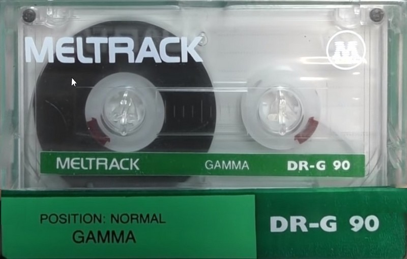 Compact Cassette Meltrack DR-G 90 "GAMMA" Type I Normal India