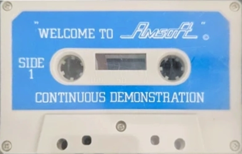 Compact Cassette Amsoft Demonstration Tape Hong Kong