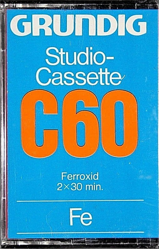 Compact Cassette Grundig Studio-Cassette 60 Type I Normal 1976 Germany