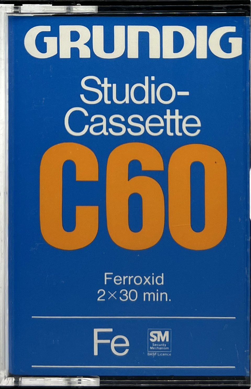 Compact Cassette Grundig Studio-Cassette 60 Type I Normal 1976 Germany