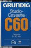 Compact Cassette Grundig Studio-Cassette 60 Type I Normal 1976 Germany
