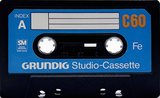 Compact Cassette Grundig Studio-Cassette 60 Type I Normal 1976 Germany