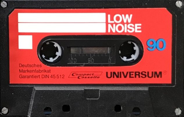 Compact Cassette Universum 90 Type I Normal 1978 Europe