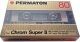 Compact Cassette Permaton Chrom Super II 80 Type II Chrome 1987 Europe