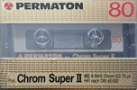 Compact Cassette Permaton Chrom Super II 80 Type II Chrome 1987 Europe