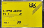 Compact Cassette ORWO 90 Type I Normal 1989 East Germany