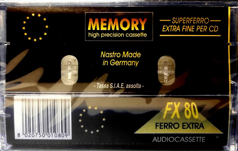 Compact Cassette Memory 80 Type I Normal Italy
