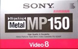 Video8, Hi8, Digital8 Sony MP 150 "P6-150MPD" Type IV Metal 1992 Japan