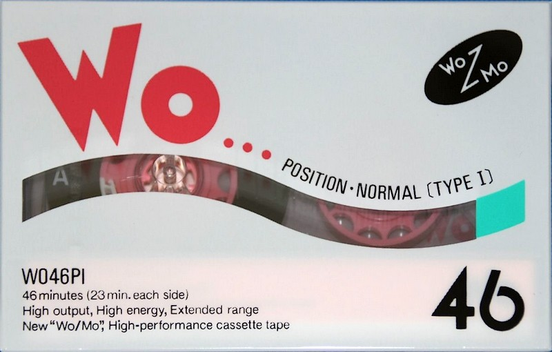 Compact Cassette Hitachi Wo/Mo 46 "WO46PI" Type I Normal 1985 Japan