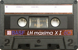Compact Cassette BASF LH Maxima X I 90 Type I Normal 1985 Europe