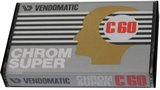 Compact Cassette Vendomatic 60 "Chrom Super" Type II Chrome 1978 Netherlands