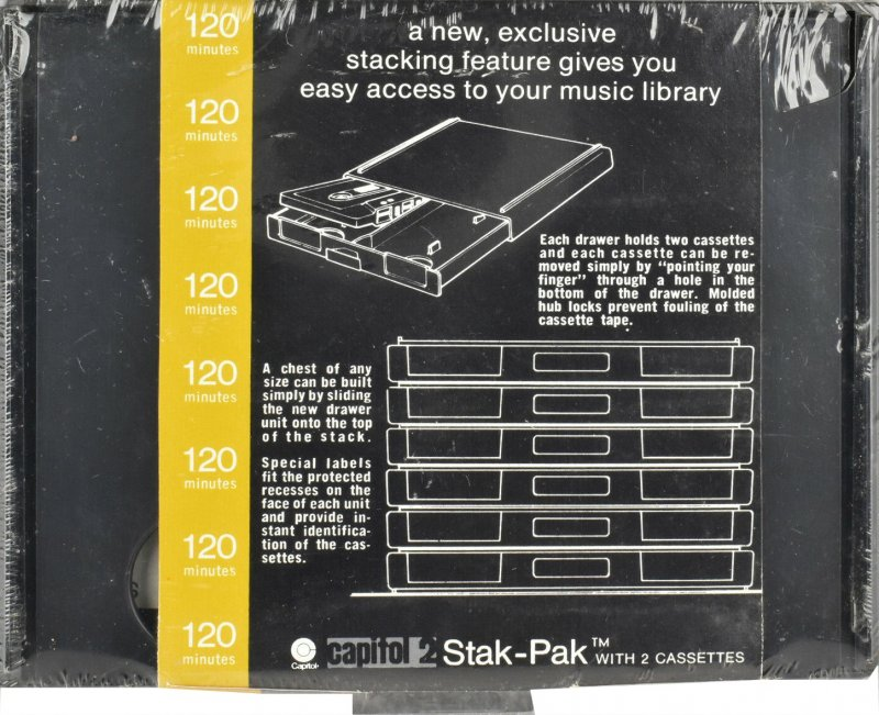 2 pack Capitol Capitol 2 120 "Stak-Pak" Type I Normal 1972 USA