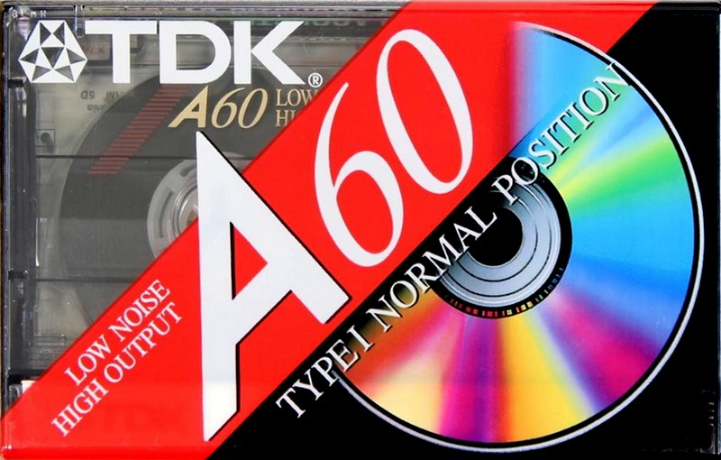 Compact Cassette TDK A 60 Type I Normal 2001 North America