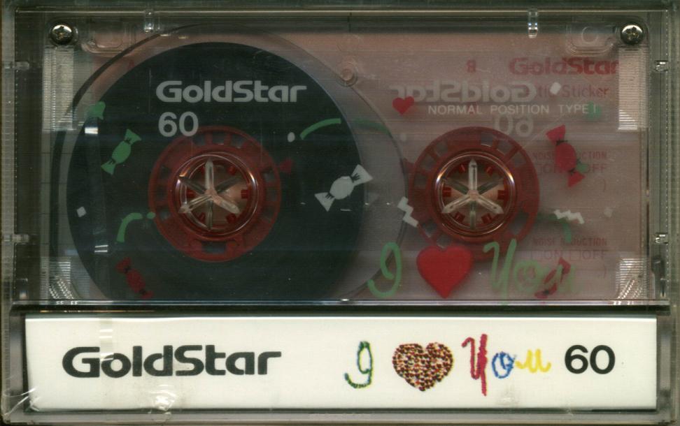 Compact Cassette Goldstar Fun 60 "I Love you" Type I Normal 1992 Europe, North America