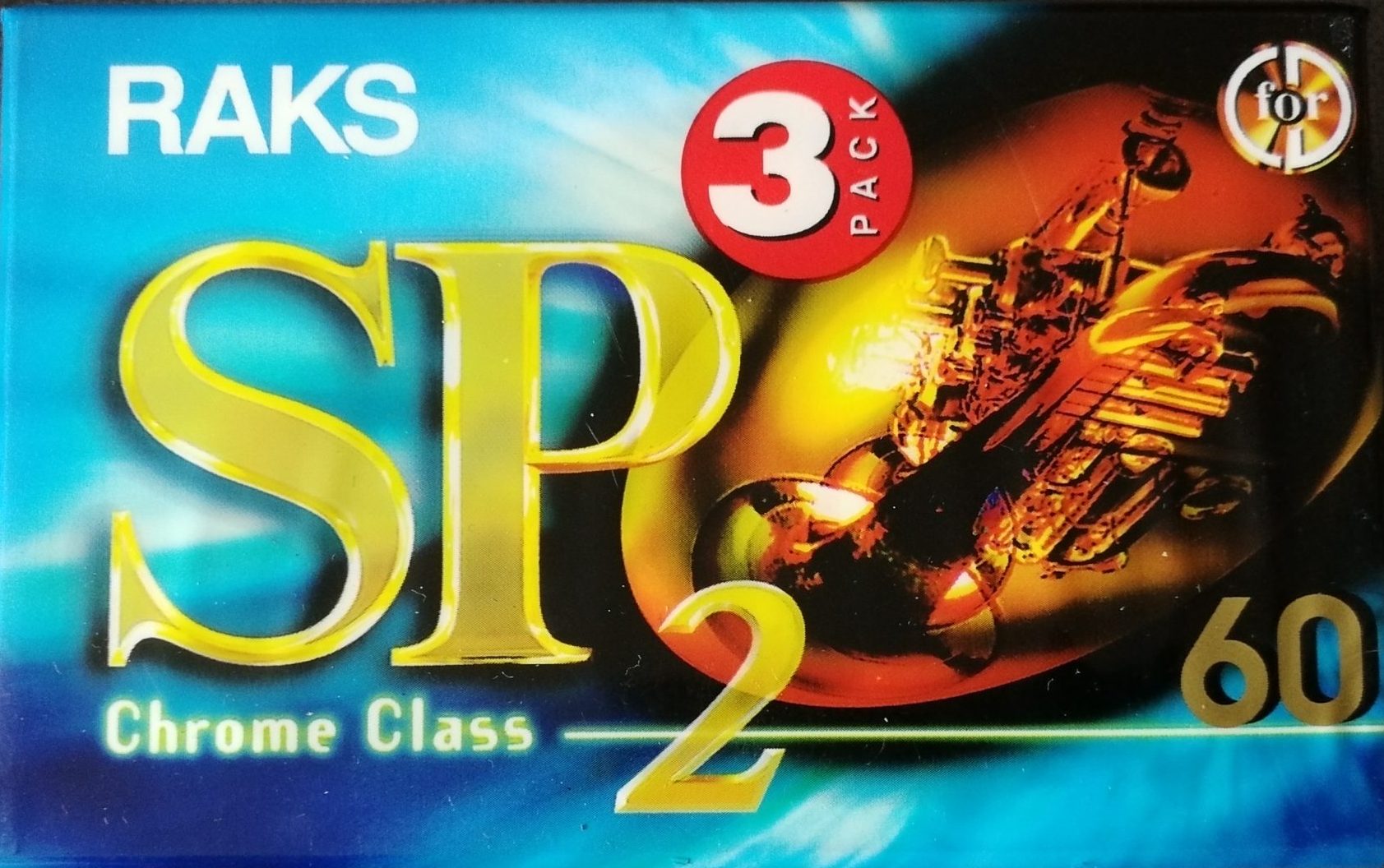 3 pack RAKS SP 60 "SP 2" Type II Chrome 1996 Europe