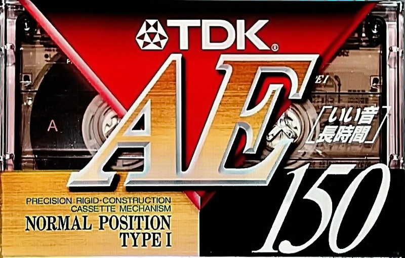 Compact Cassette TDK AE 150 "AE-150A" Type I Normal 1995 Japan