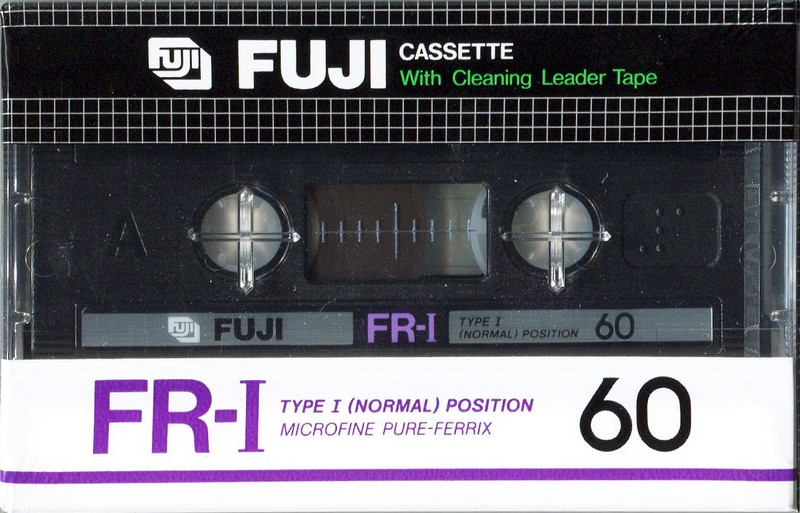 Compact Cassette Fuji FR-I 60 Type I Normal 1982 North America
