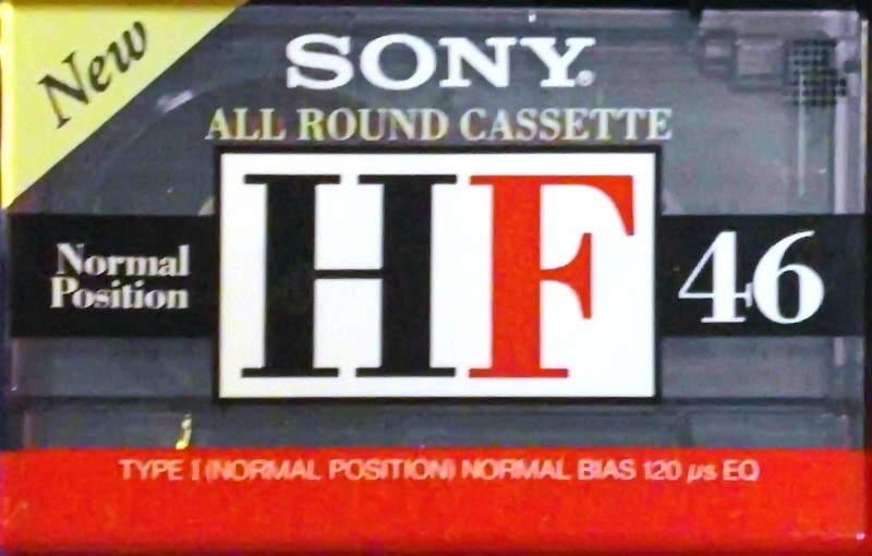 Compact Cassette Sony HF 46 Type I Normal 1993 Japan