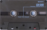 Compact Cassette Sony UX-S 60 Type II Chrome 1988 Japan