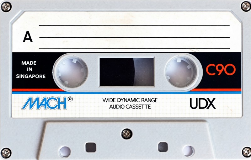 Compact Cassette Mach UDX 90 Type I Normal USA