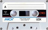 Compact Cassette Mach UDX 90 Type I Normal USA