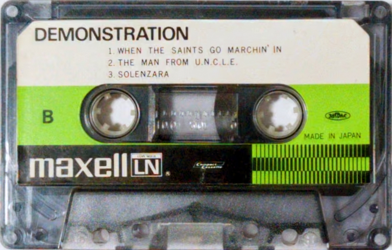 Compact Cassette Maxell LN Demonstration Tape Japan