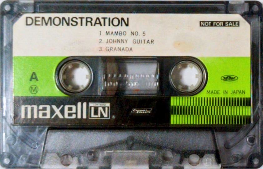 Compact Cassette Maxell LN Demonstration Tape Japan