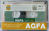 Compact Cassette Sonic AGFA LNX 60 Type I Normal Poland